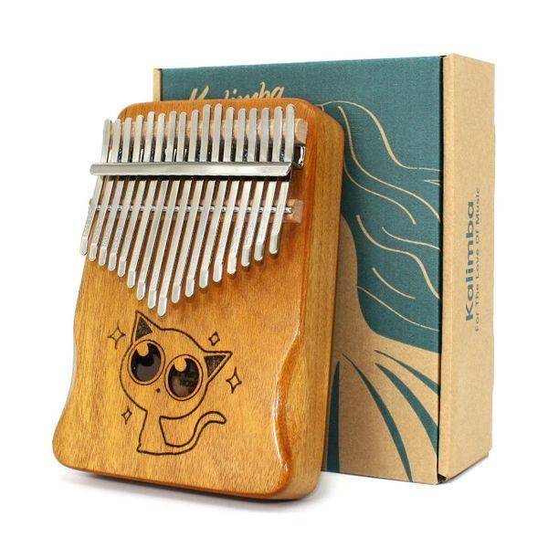 Kalimba Cute Mini Acrylic 10 Key (4 designs)