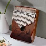 21 Key Kalimba – Gradient Brown Cranes  Kalimba Dream