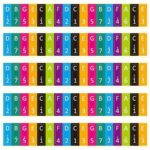 Stickers for Kalimba Keys Design: Pack of 5  Kalimba Dream